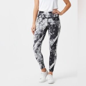 Mono B Black and White Abstract Leggings
